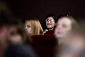 Discussion after the screening of Kabul, City in the Wind / Photo: Zoltán Adrián