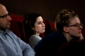 Q&A after the screening of Novaya with director Askold Kurov / Photo: Zoltán Adrián