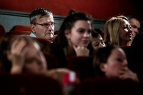 Q&A after the screening of Novaya with director Askold Kurov / Photo: Zoltán Adrián