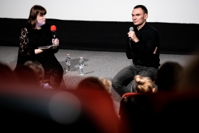 Q&A after the screening of Novaya with director Askold Kurov / Photo: Zoltán Adrián