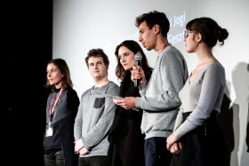 The Student Jury announces the Special Mention / Photo: Zoltán Adrián