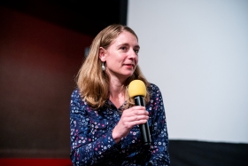 Q&A after the screening of Buddha in Africa with director Nicole Shafer / Photo: Balázs Ivándi-Szabó