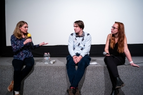 Q&A after the screening of Buddha in Africa with director Nicole Shafer / Photo: Balázs Ivándi-Szabó