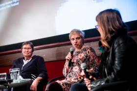 Discussion after the screening of When Tomatoes Met Wagner / Photo: Balázs Ivándi-Szabó