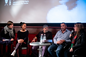 Discussion after the screening of Earth with the assistant director Evelyn Faye-Horak / Photo: Balázs Ivándi-Szabó