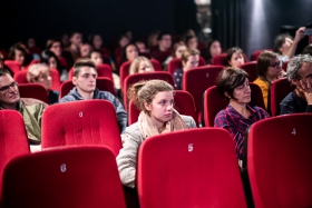 Q&A after Above the Line / Photo: Balázs Ivándi-Szabó