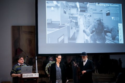 Photofilm: Sampling the Archives Conference (photo: Ivándi-Szabó Balázs)
