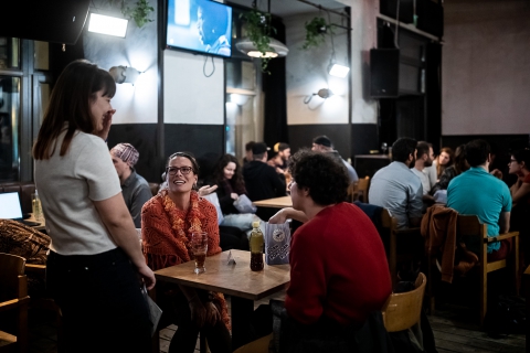 Toldi hall is busy in between the screenings / Photo: Zoltán Adrián