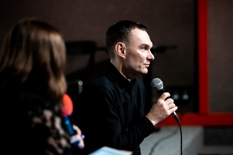 Q&A after the screening of Novaya with director Askold Kurov / Photo: Zoltán Adrián