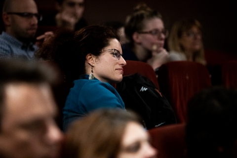 Q&A after the screening of Novaya with director Askold Kurov / Photo: Zoltán Adrián