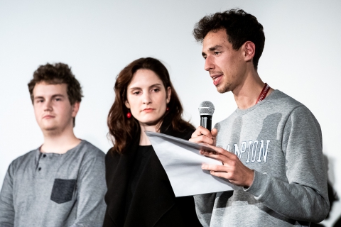 The Student Jury announces the Special Mention / Photo: Zoltán Adrián