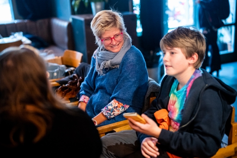 Workshop after the screening of Gods of Molenbeek / Photo: Balázs Ivándi-Szabó