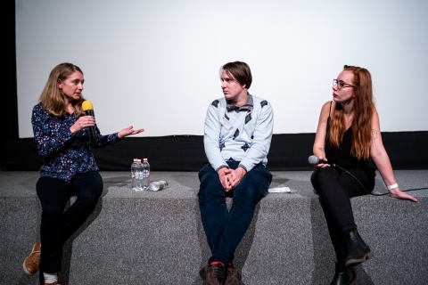 Q&A after the screening of Buddha in Africa with director Nicole Shafer / Photo: Balázs Ivándi-Szabó