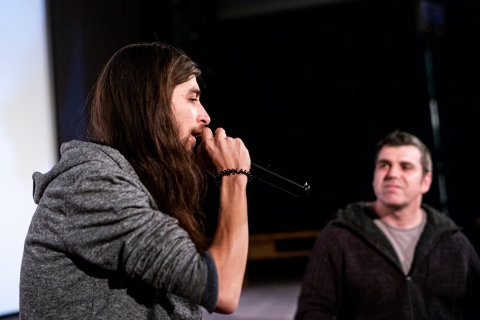 Q&A after Still Recording / Photo: Balázs Ivándi-Szabó